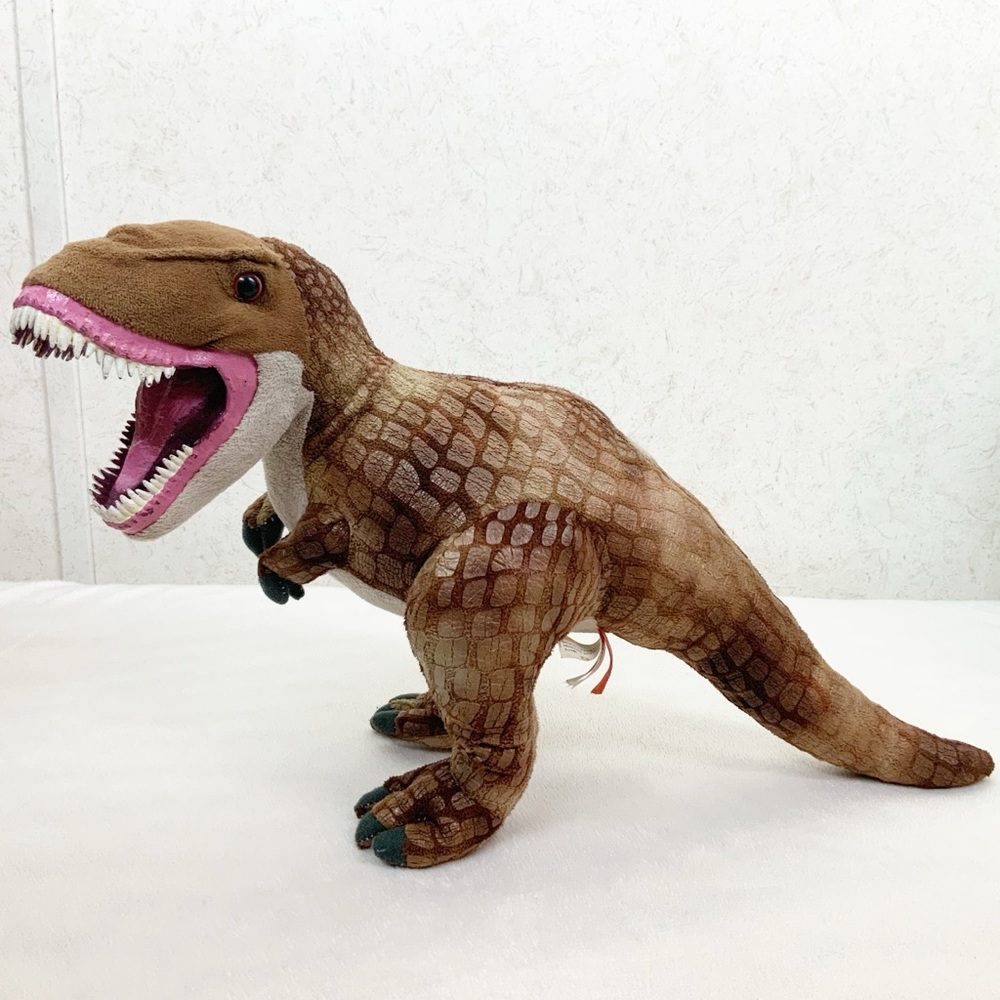 Wild Republic T-Rex Brown Dinosaur Stuffed Animal Plush Toy